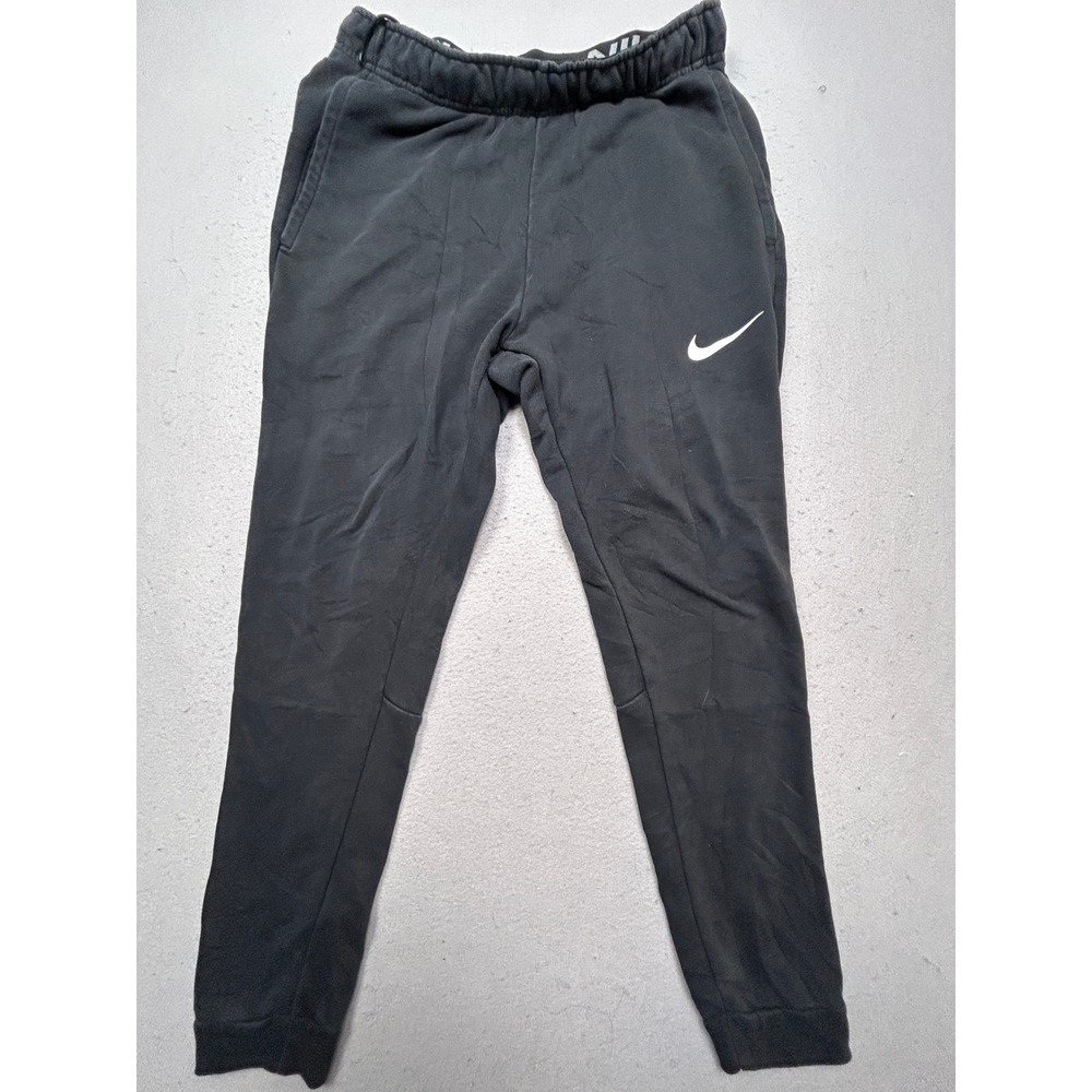 Nike Dri-FIT Joggers Cotton Polyester Black Medium Mens